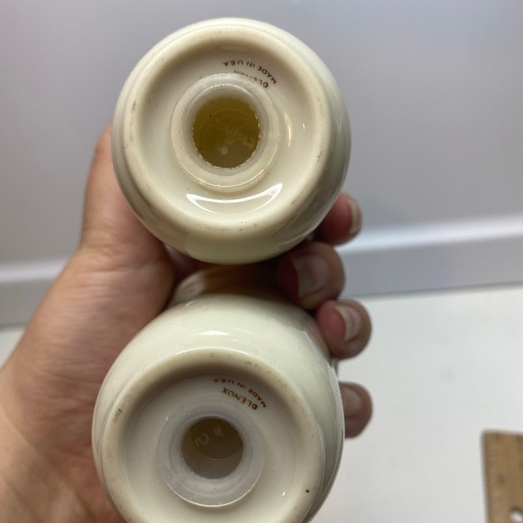 Used Lenox Rose Manor Pink Salt & Pepper - Picture 5 of 6